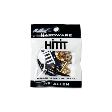 HIT-IT Skate Hardware 7/8" Allen Mixed Black, Gold